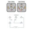 RELAY DC 12V 1P2T 80A AUTO 5P