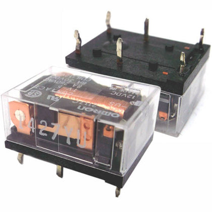 RELAY DC 12V 2P1T 8A 6P PCMT 8A/250VAC 30VDC 1XNO+1XNC