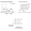 RELAY DC 12V 2P2T 1A 10P PC DIP NON LATCHING FORM C DPDT