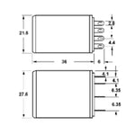 RELAY DC 12V 2P2T 5A 8P SOL/SKT 5A/250VAC/28VDC