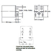 RELAY DC 12V 2P2T 10A 8P PLUGIN 10A/120VAC