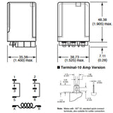 RELAY DC 12V 2P2T 10A 8P PLUGIN 10A/250VAC/28VDC