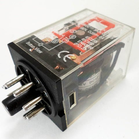 RELAY DC 12V 2P2T 10A 8P RND 10A/120VAC