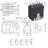 RELAY DC 12V 4P1T 15A 10P QT 15A/120VAC BRKT MT