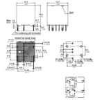 RELAY DC 12V 2X1P2T 20A 8P AUTO TWIN 1 FORM CX2 BRIDGE 20A/14VDC