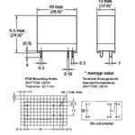RELAY DC 24V 1P1T 16A 6P PCMT NO 16A/250VAC/30VDC