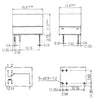RELAY DC 24V 1P2T .5A 5P PCMT .5A/120AC 1A/24VDC