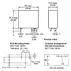 RELAY DC 24V 1P2T 10A 5P PCMT 10A/250VAC 30VDC