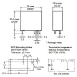 RELAY DC 24V 1P2T 10A 5P PCMT 10A/250VAC