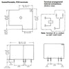 RELAY DC 24V 1P2T 20A 5P PCMT 20A(NO)/10A(NC)/250VAC