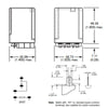 RELAY DC 24V 1P2T 10A 5P PLUGIN 10A/250VAC/28VDC W/TEST BUTTON