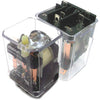 RELAY DC 24V 1P2T 10A 5P PLUGIN 10A/250VAC/28VDC W/TEST BUTTON