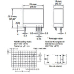 RELAY DC 24V 1P2T 16A 8P PCMT 16A/250VAC/30VDC