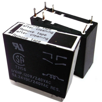 RELAY DC 24V 2P1T 5A 6P PCMT 5A/240VAC/24VDC