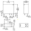 RELAY DC 24V 2P1T 12A 6P PCMT 12A/277VAC