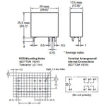 RELAY DC 24V 2P2T 5A 8P PCMT