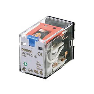 RELAY DC 24V 2P2T 10A 8P SOL/SKT 10A/25VAC/3VDC