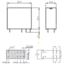 RELAY DC 24V 2P2T 10A 8P PCMT 10A/250VAC