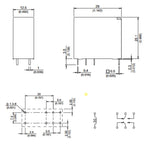 RELAY DC 24V 2P2T 12A 8P PCMT 12A/277VAC