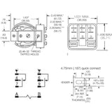 RELAY DC 110V 3P2T 15A 11P PLUG IN OPEN 15A/277VAC