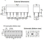 RELAY DC LATCH 1.5V 4P2T 16P PCMT 2A/250VAC