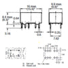 RELAY DC LATCH 5V 2P2T 1A 10P PCMT .5A/30VAC 1A/30VDC (PF=1)
