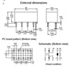 RELAY DC LATCH 5V 2P2T .5A 10P PCMT .5A/125VAC/110VDC 2A/30V