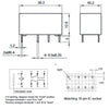 RELAY DC LATCH 5V 2P2T 2A 10P PCMT 1A 125VAC