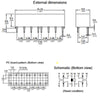 RELAY DC LATCH 5V 4P2T .6A 16P PCMT .6A/125VAC