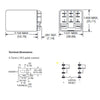 RELAY DC LATCH 12V 2P2T 10A 8P PLUGIN 10A/120VAC
