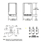 RELAY AC 12V 3P2T 10A 11P PLUG IN 10A/250VAC/28VDC