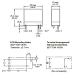 RELAY AC 24V 1P1T 10A 4P PCMT 10A/250VAC 30VDC