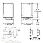 RELAY AC 24V 2P2T 10A 8P PLUGIN 10A/250VAC/28VDC