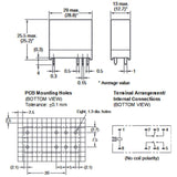 RELAY AC 110V 2P2T 5A 8P PCMT 5A/250VAC/30VDC