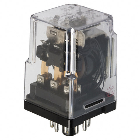 RELAY AC 120V 3P2T 10A 11P RND 10A/120VAC 6A/250VAC