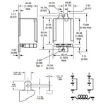 RELAY AC 240V 2P2T 20A 8P PLUGIN 20A/250VAC/28VDC WITH FLANGE