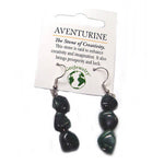 GEMSTONE NUGGET EARINGS
