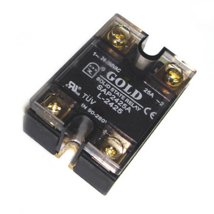 RELAY SSAC 90-280V 25A/280VAC SCREW MOUNT WITH INDICATOR