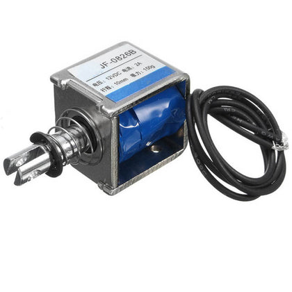 SOLENOID DC 12V PUSH/PULL 20N 2A FORCE TRAVEL 10MM