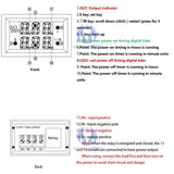 RELAY TIME DELAY 0-999HRS 1P1T 12vdc DUAL DISPLAY PANEL MOUNT