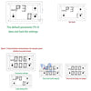 RELAY TIME DELAY 0-999HRS 1P1T 12vdc DUAL DISPLAY PANEL MOUNT
