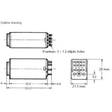 TIMER AC 120V PROG 0.1S-10MIN 4P2T 14P SKT 3A/250VAC