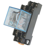 RELAY SOCKET 8P SQR SCREW CHMT/ DIN RAIL