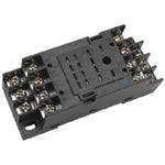 RELAY SOCKET 14P SQR SCREW CHMT/ DIN RAIL