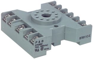 RELAY SOCKET 11P RND SCREW CHMT