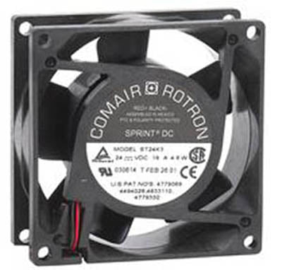 FAN DC 12V 3.6X1.5IN 1A W/WIRE BB PLASTIC 4WIRES W/CONN