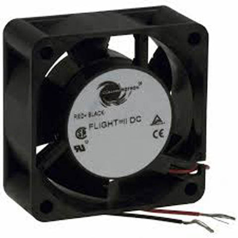 FAN DC 12V 2.4X1IN .06A .7W W/2 WIRE CFM:12 NOISE:28.5DBA PLAST