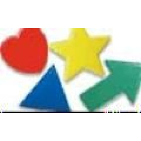 MAGNET SET OF 4 (6MM THICK) BLUE/GREEN/RED/YEL