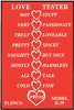 LOVE TESTER