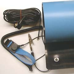 ANTISTATIC MAT TABLE 24X48 KIT B BLUE 2MM + WRIST STRAP + GND COR